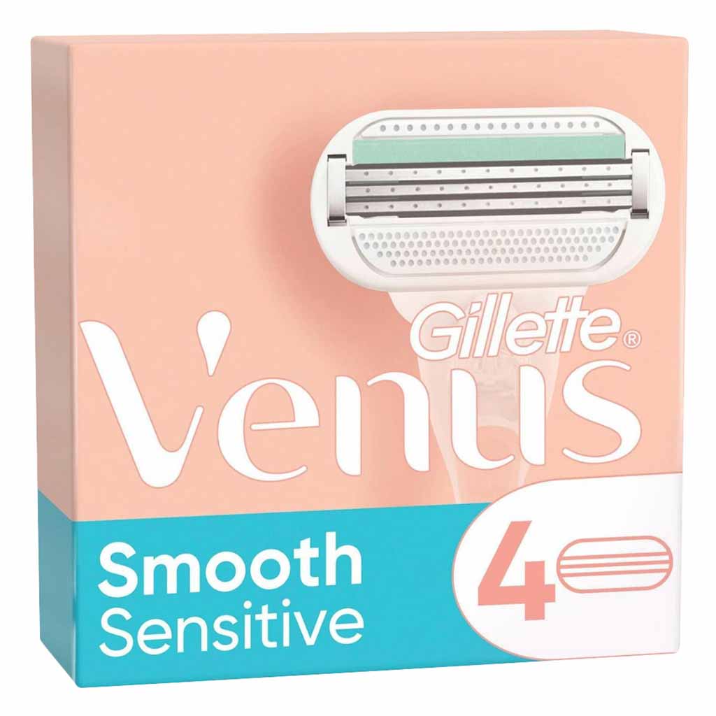 Gillette Venus, Smooth Sensitive Blades, Razor blades designed for smooth sensitive skin