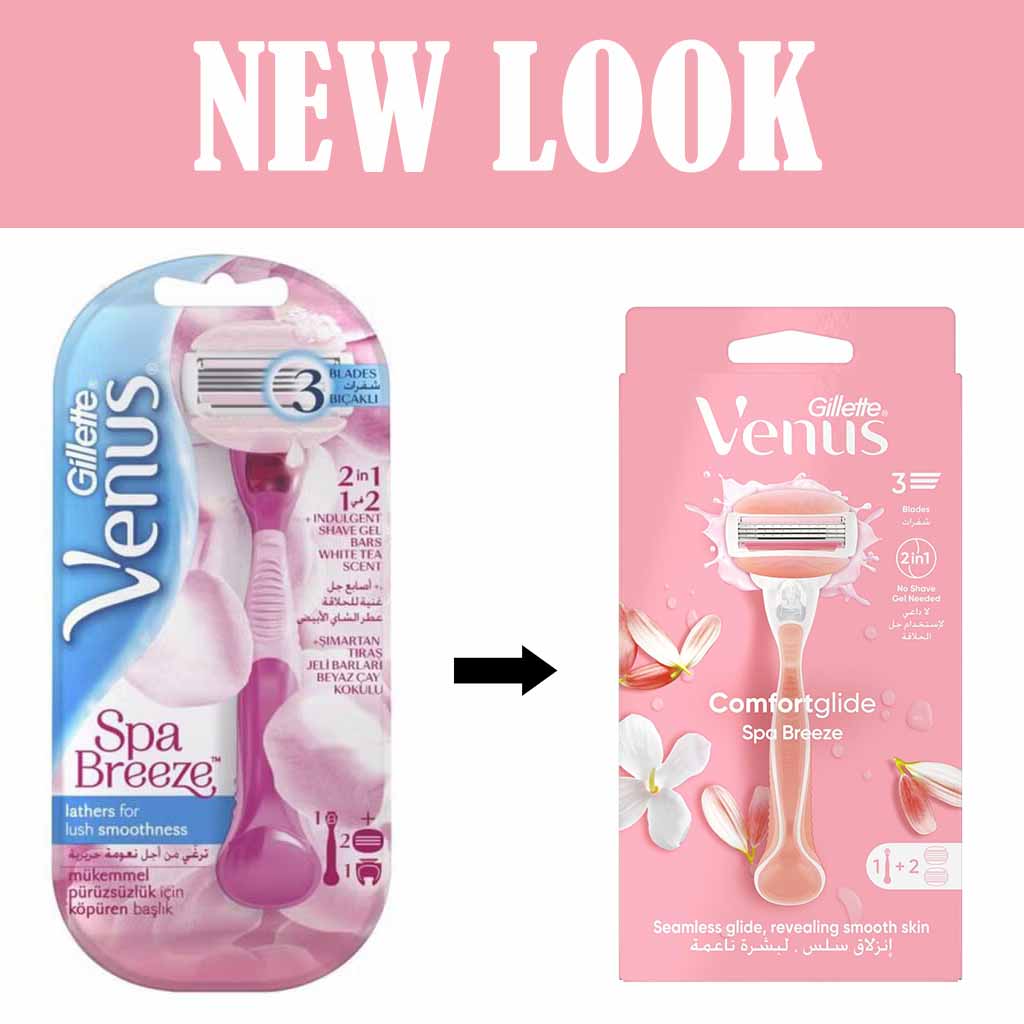 Gillette Venus Comfortglide Spa Breeze Women's Razor, Pack of 1's