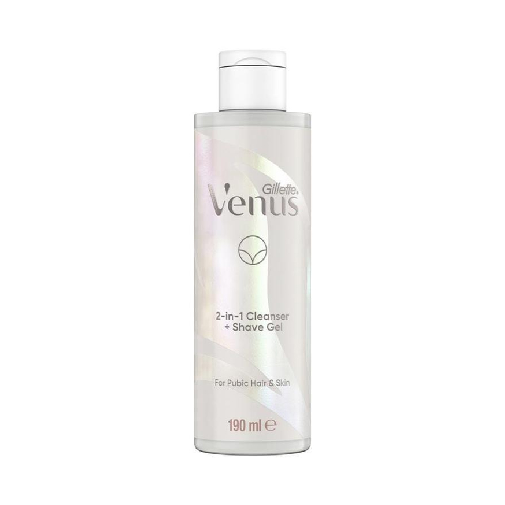 Gillette Venus, Skin Care 2-in-1 gentle gel cleanser and shave gel, Hydrating shave and cleanse formula, 190ml