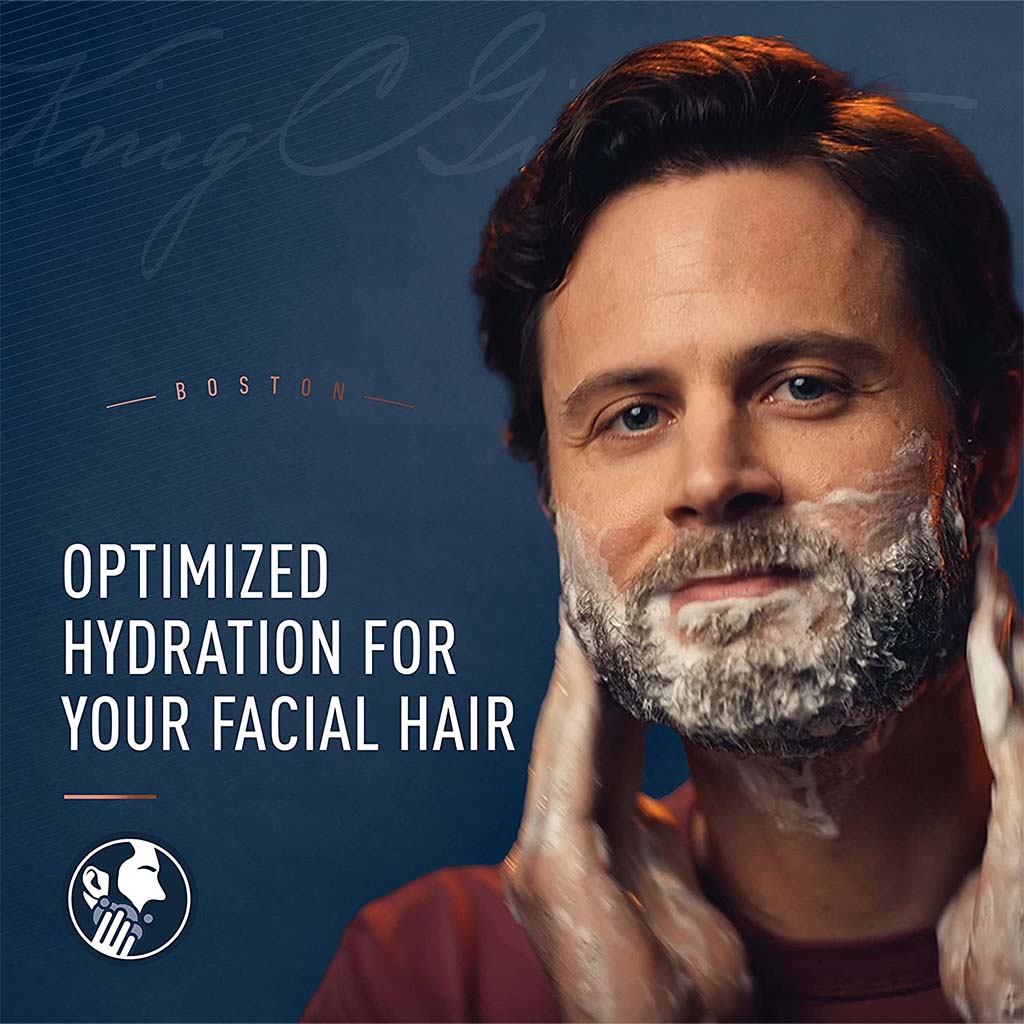 King C. Gillette Men's Beard and Face Wash With Coconut Water, Argan Oil & Avocado Oil 350ml