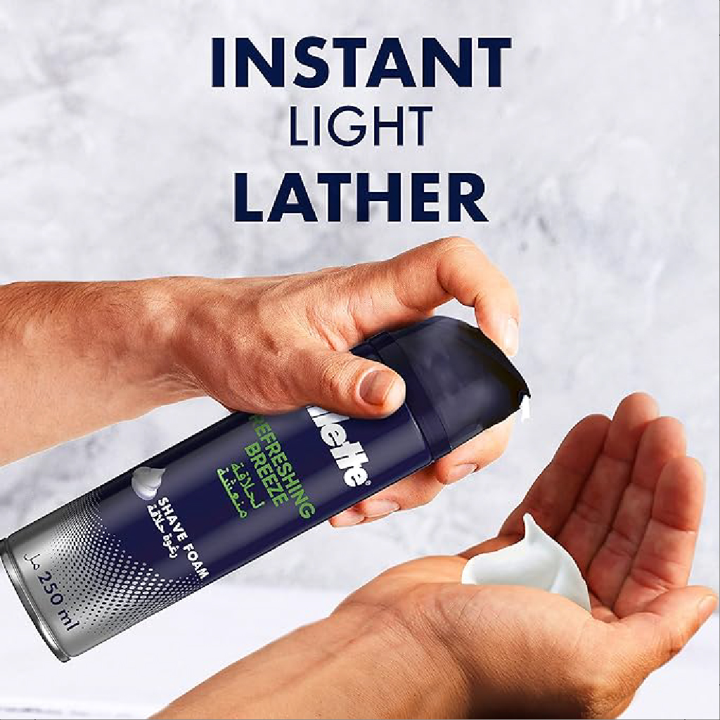 Gillette Shaving Foam Refreshing Breeze – 250 ml