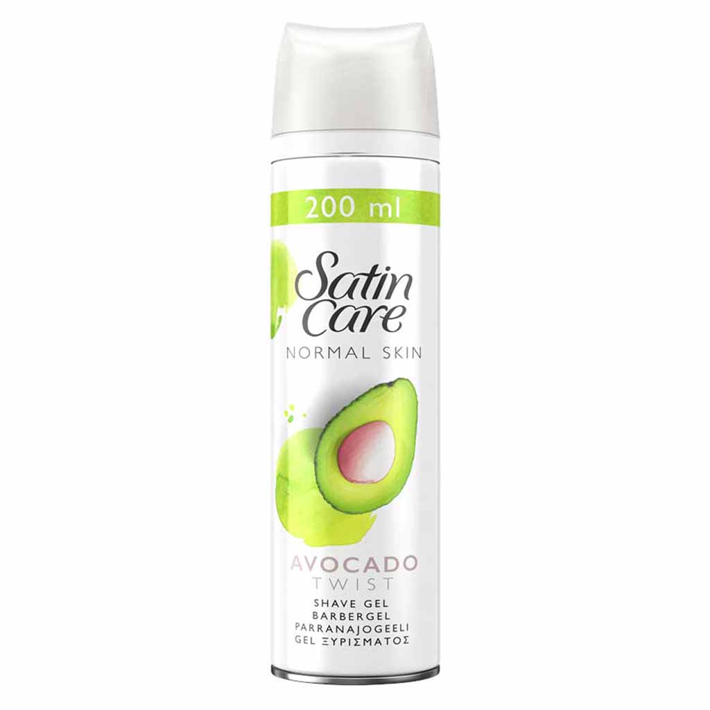 Gillette Satin Care Shaving Gel Avocado Twist – 200 ml