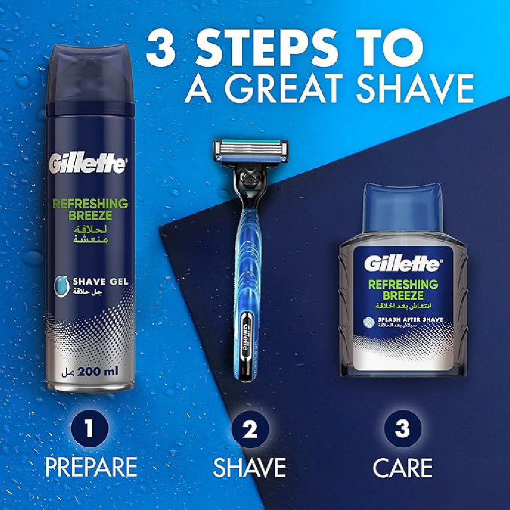 Gillette Shaving Gel Refreshing Breeze – 200 ml