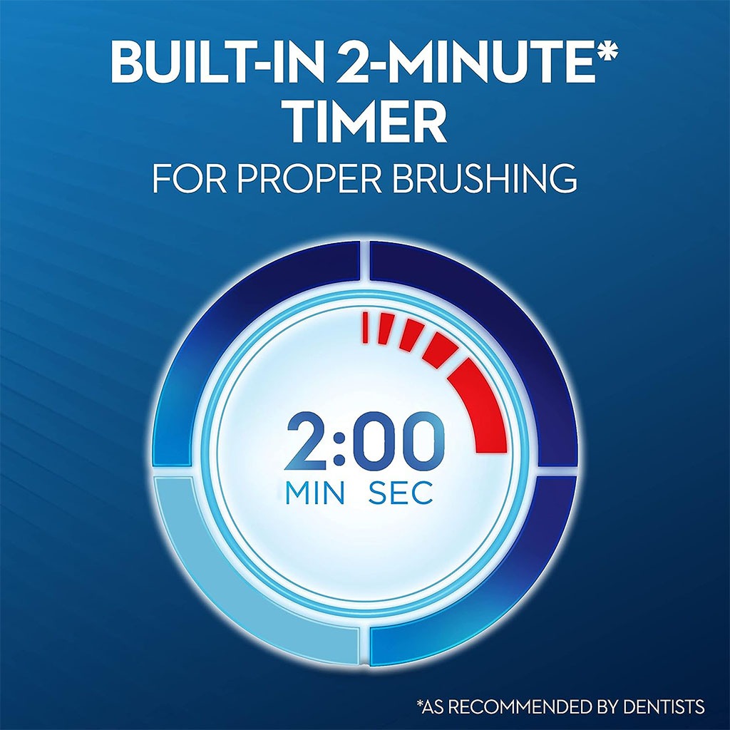 Oral-B, TriZone 3D White Power Vitality Toothbrush, Electric toothbrush for advanced plaque removal