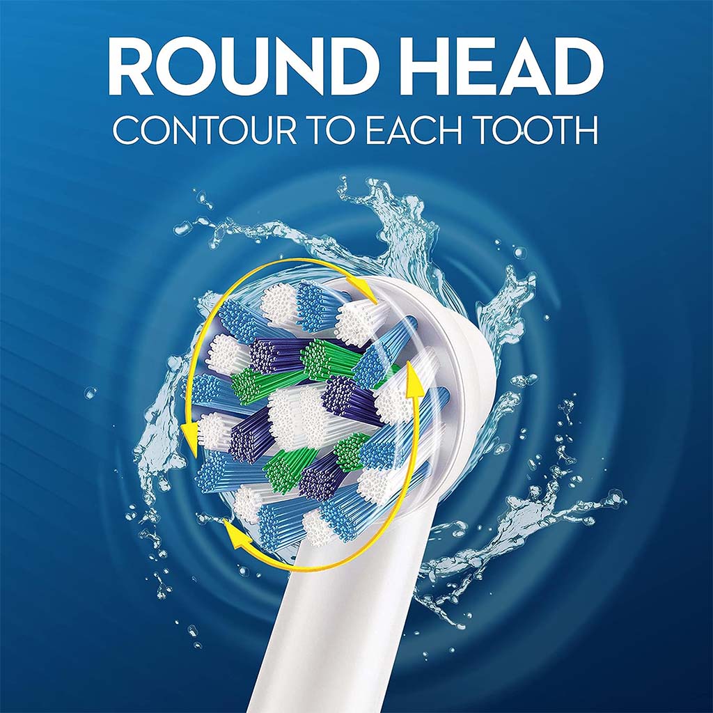 Oral-B, CrossAction Power Vitality Manual Toothbrush, Powered manual toothbrush with CrossAction bristles