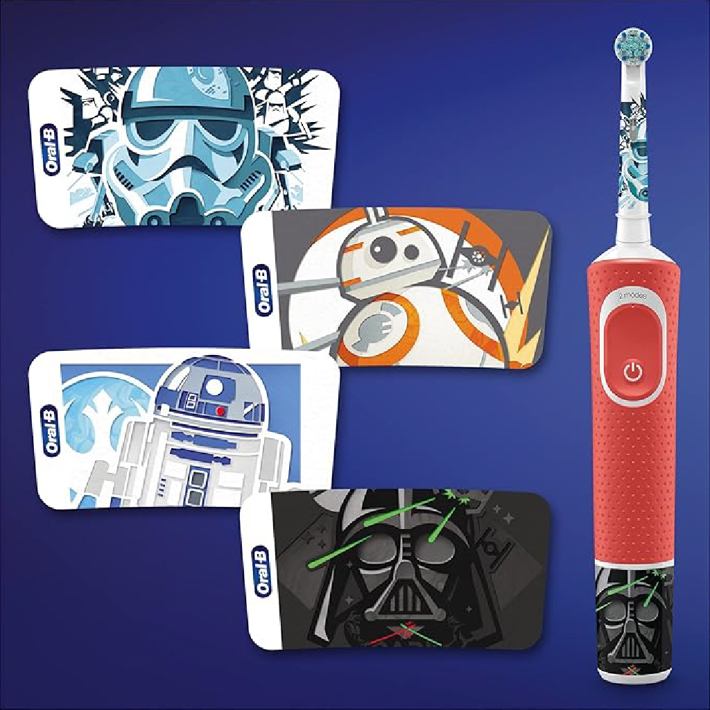 Oral-B, Power Star Wars Manual Toothbrush, Soft manual toothbrush with Star Wars design for kids