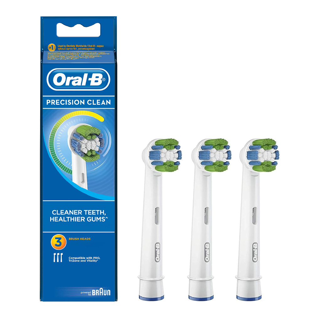 Braun Oral-B, CrossAction brush heads EB50-2, Replacement electric toothbrush heads for deep cleaning