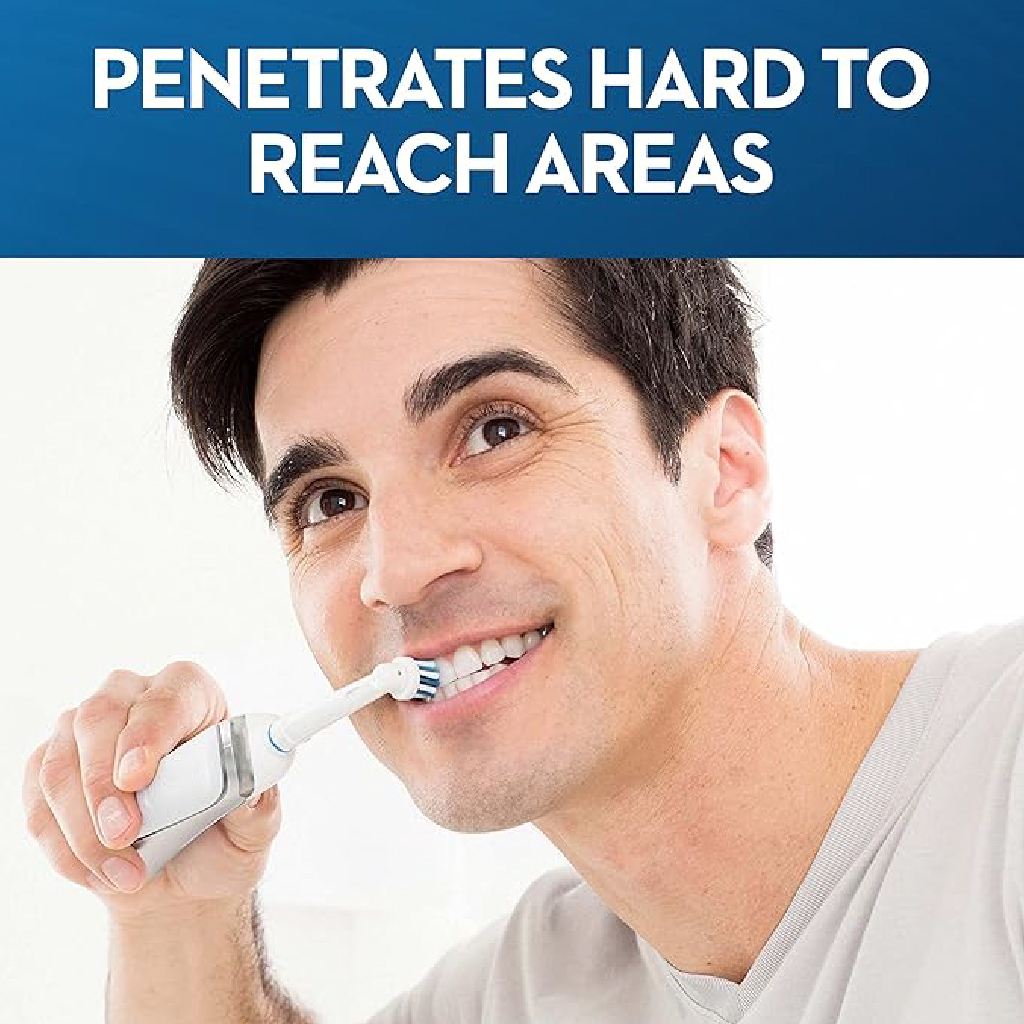 Braun Oral-B, CrossAction brush heads EB50-2, Replacement electric toothbrush heads for deep cleaning