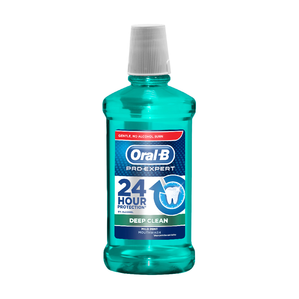 Oral-B, Pro-Expert mouthwash, Antibacterial mouthwash for fresh breath and oral hygiene, 250 ml