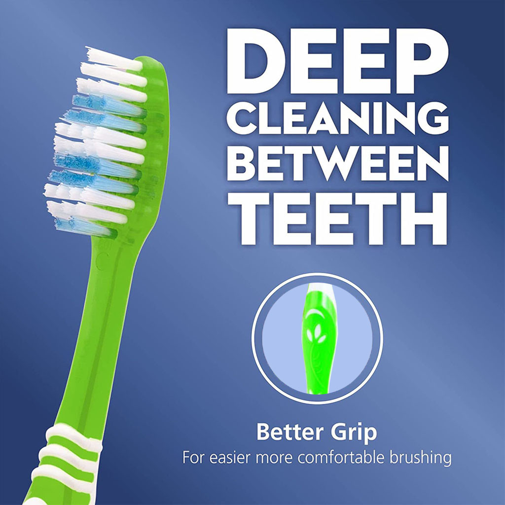Oral-B Pearl MaxiClean Manual Toothbrush – Medium (1+1 Pack)