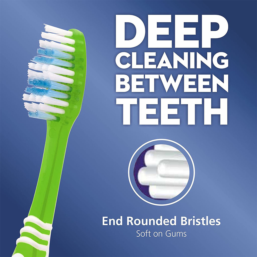 Oral-B Pearl MaxiClean Manual Toothbrush – Medium (1+1 Pack)