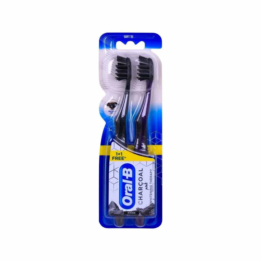 Oral-B, 3D White Pro-Flex Manual Toothbrush Medium, Medium manual toothbrush for whitening and plaque removal