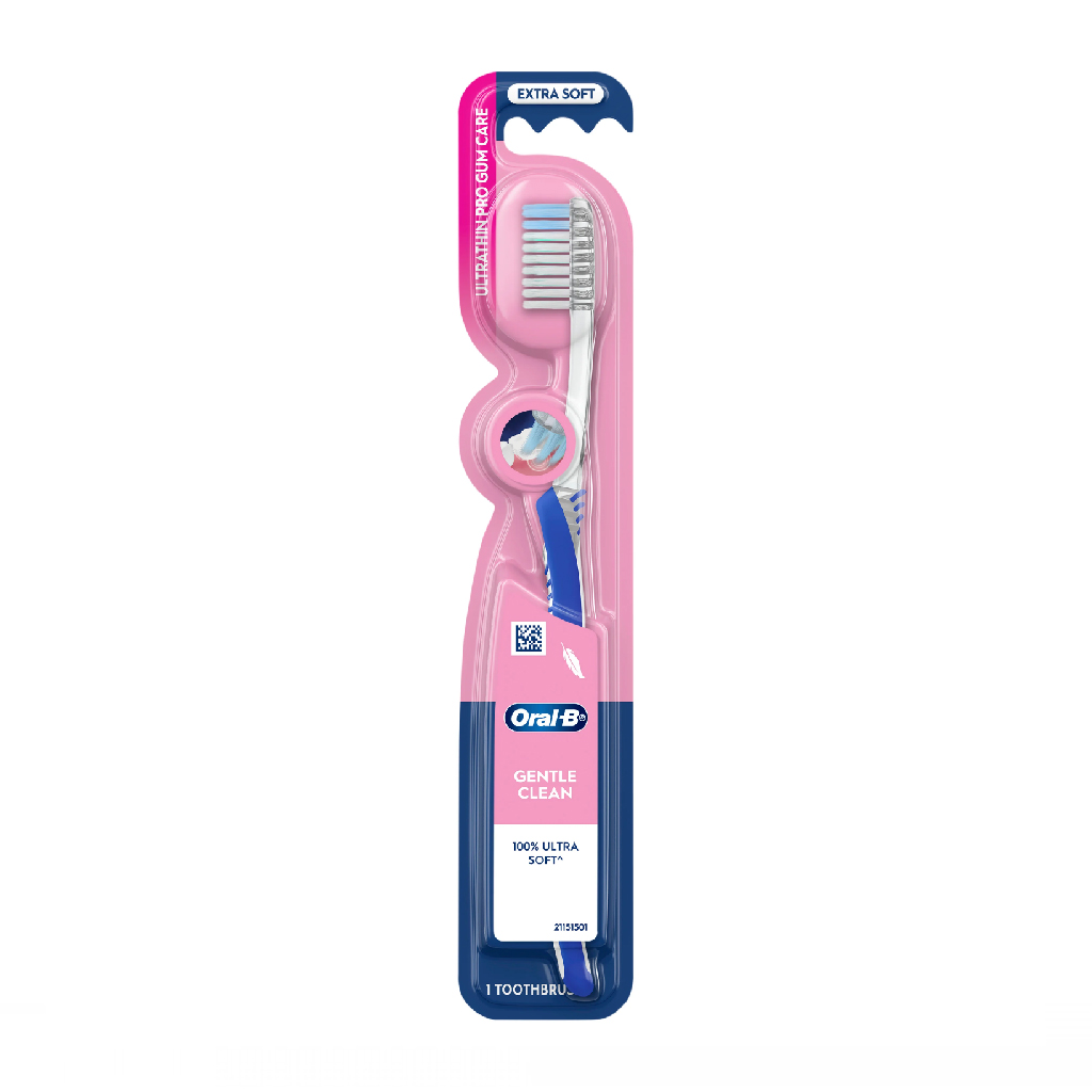 Oral-B, Ultra-Thin Precision Clean Manual Toothbrush, Extra soft bristles for precise cleaning, Extra Soft