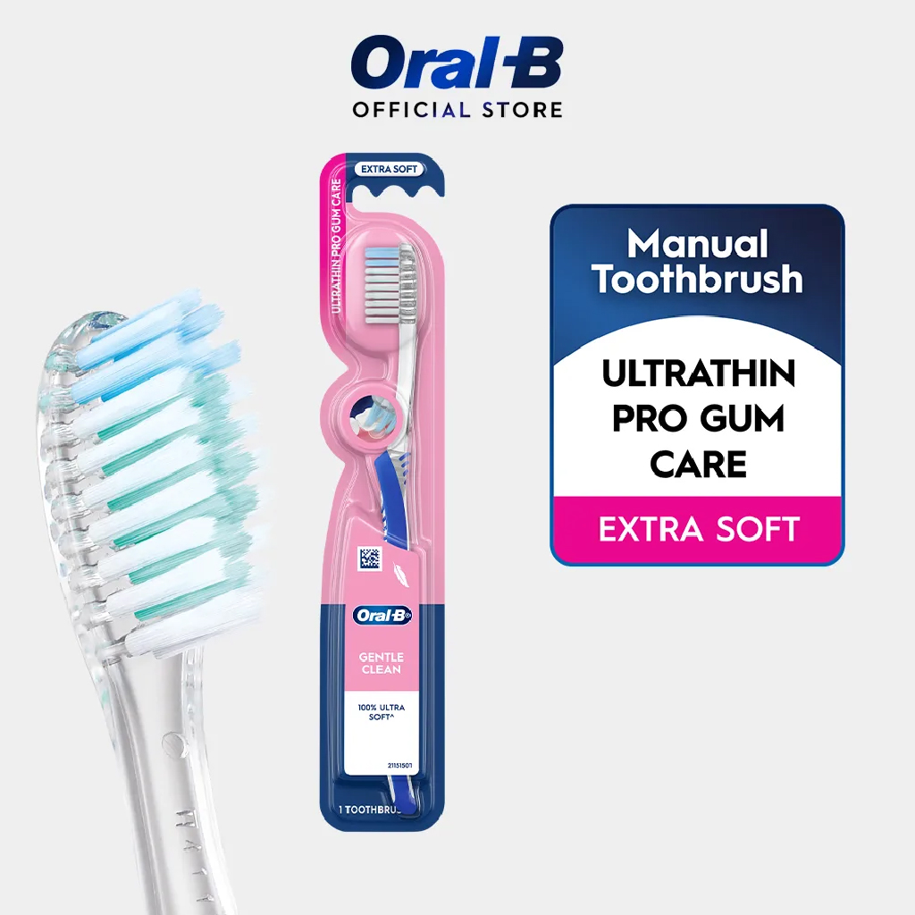Oral-B, Ultra-Thin Precision Clean Manual Toothbrush, Extra soft bristles for precise cleaning, Extra Soft