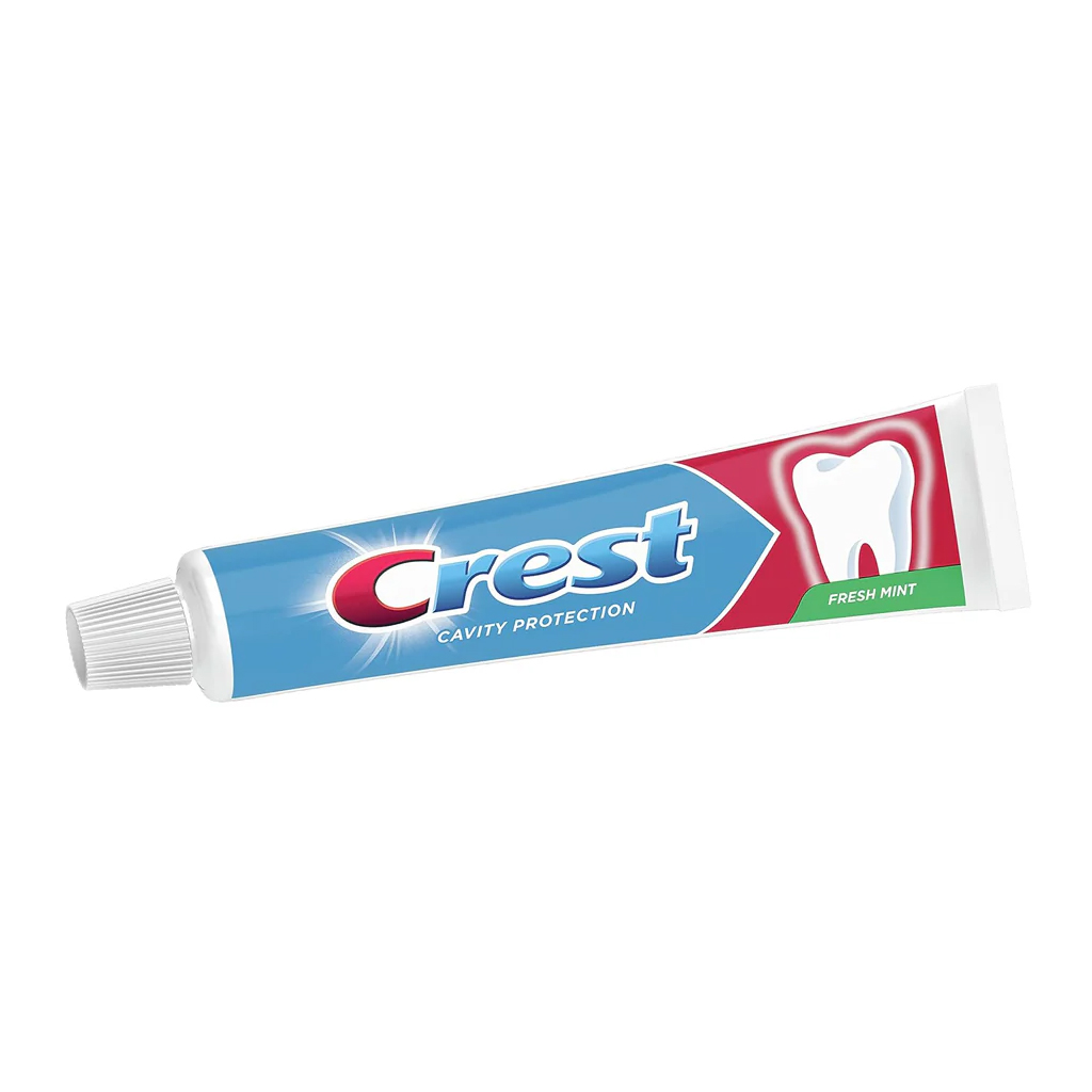Crest, Cavity Protection Toothpaste Fresh Mint, Fluoride toothpaste for cavity prevention, 50ml