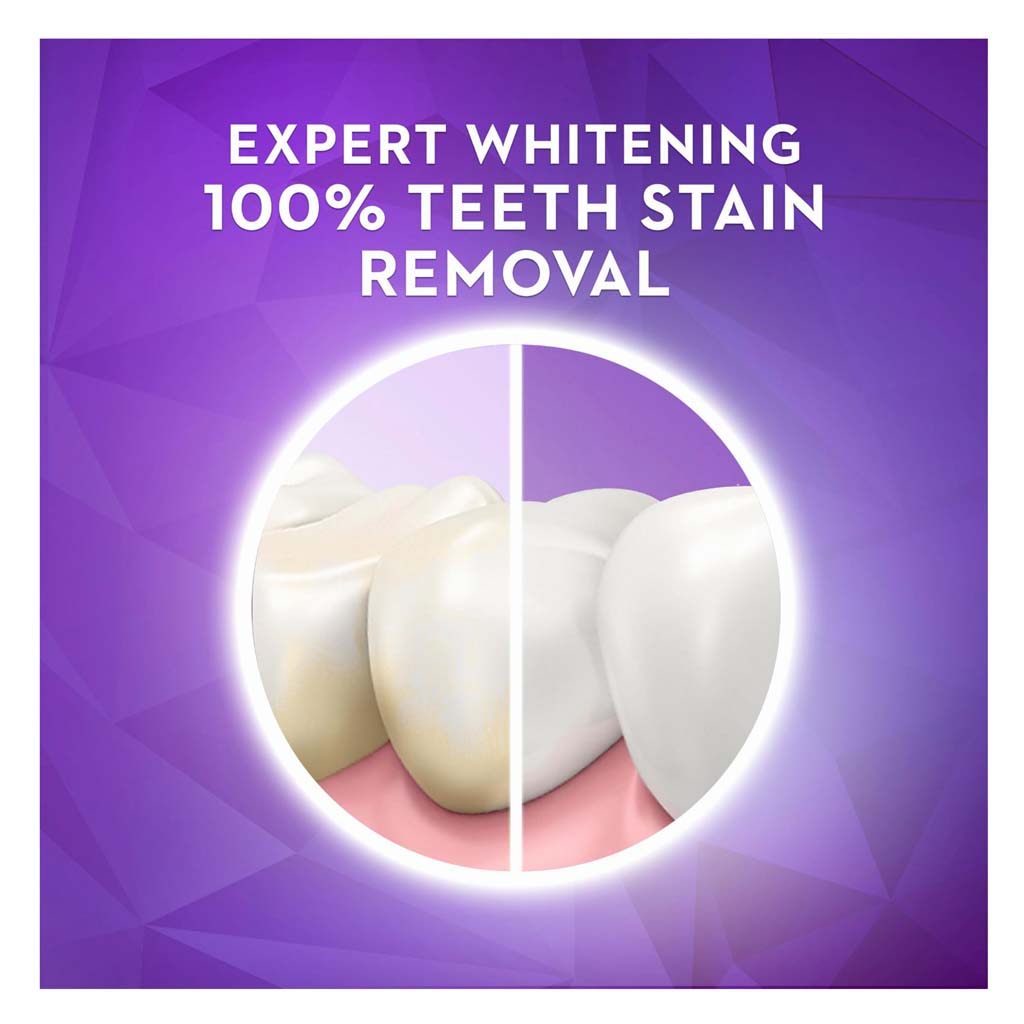 Crest, 3D White Clinic Miracle Glow toothpaste, Whitening toothpaste for radiant smile, 75ml