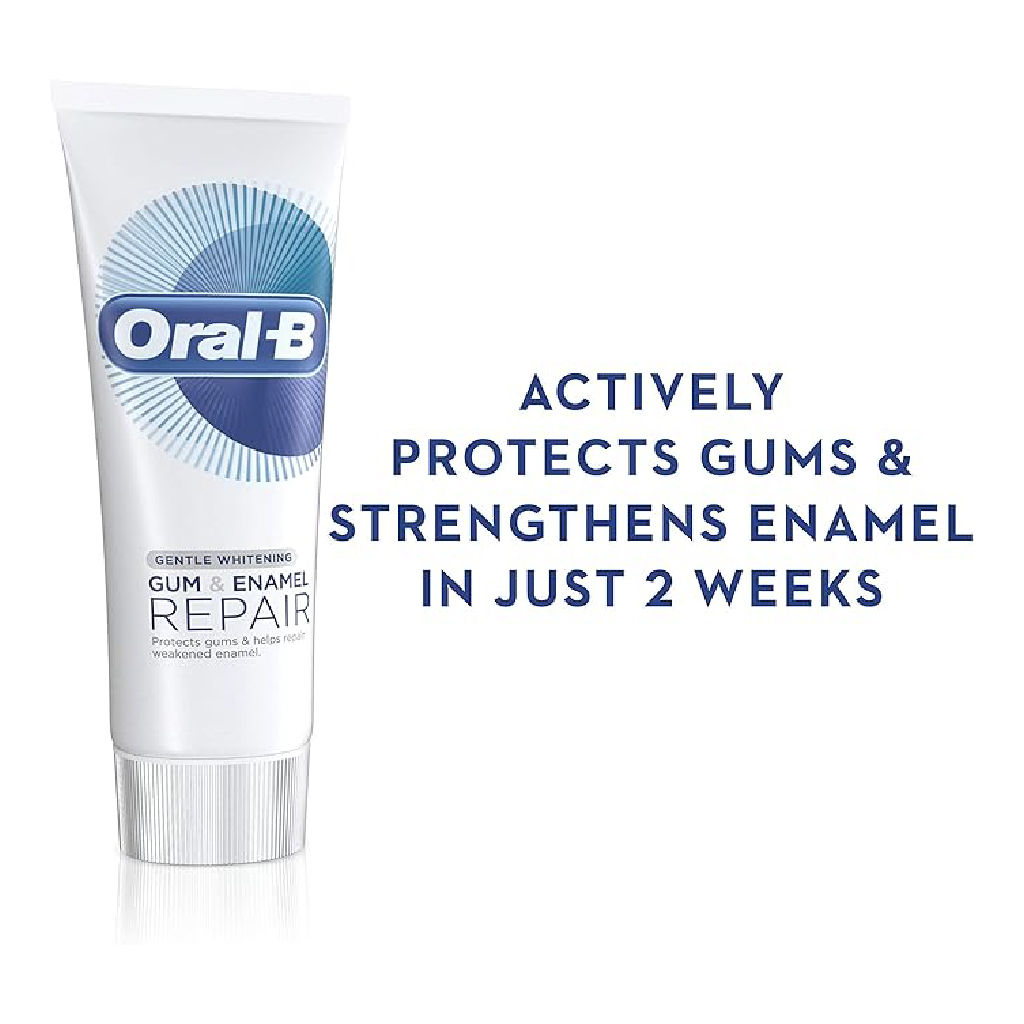 Oral-B, Gum Repair Gentle Whitening Toothpaste, Gentle toothpaste for gum repair and whitening, 75ml