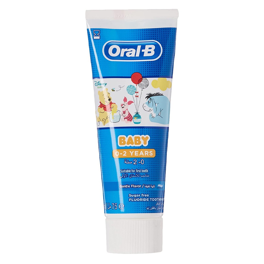 Oral-B, Winnie the Pooh Baby Toothpaste, Gentle toothpaste for babies 0–2 years, 75ml
