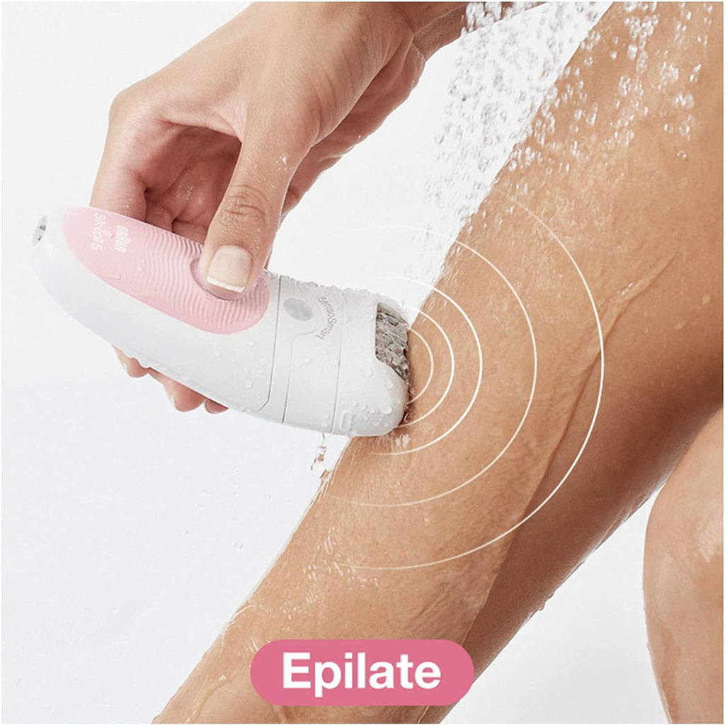 Braun, Silk-épil 5 Wet & Dry Epilator, Epilator for legs and body hair removal, model 5-541