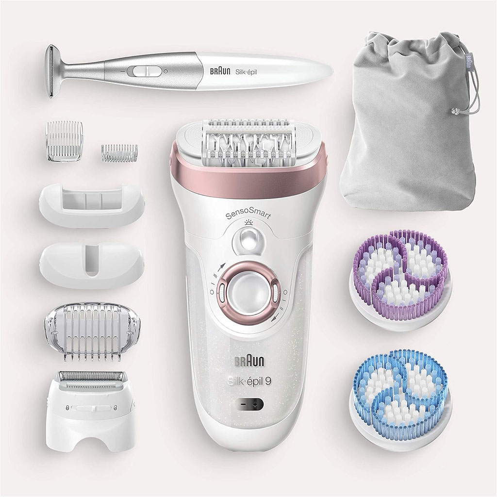 Braun, Silk-épil 9 SkinSpa Epilator 9980, Wet & dry epilation device