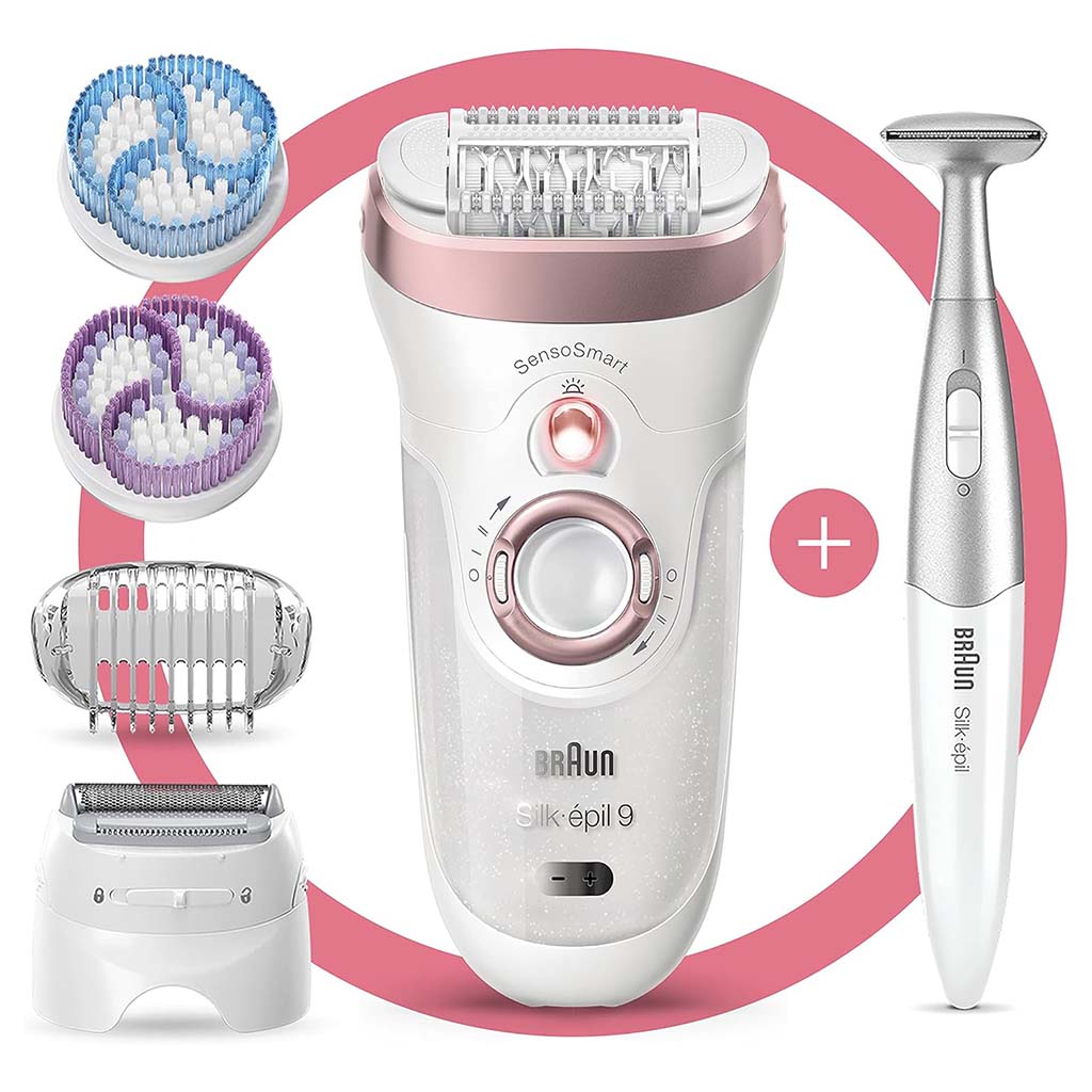 Braun, Silk-épil 9 SkinSpa Epilator 9980, Wet & dry epilation device