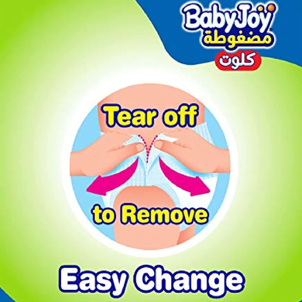 BabyJoy Culotte, Giant  Pack, Junior 3Xl, , Size 7