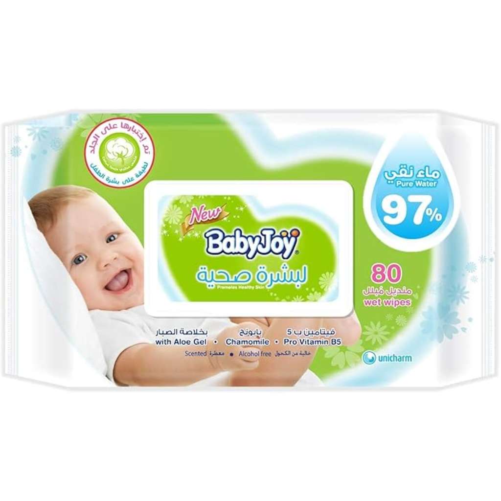 BabyJoy Healthy Skin Wet Wipes 80 Sheets