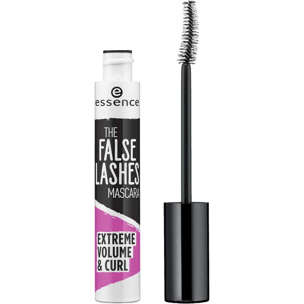 Essence, The False Lashes Mascara Extreme Volume & Curl Black, Volumizing mascara for dramatic curled lashes