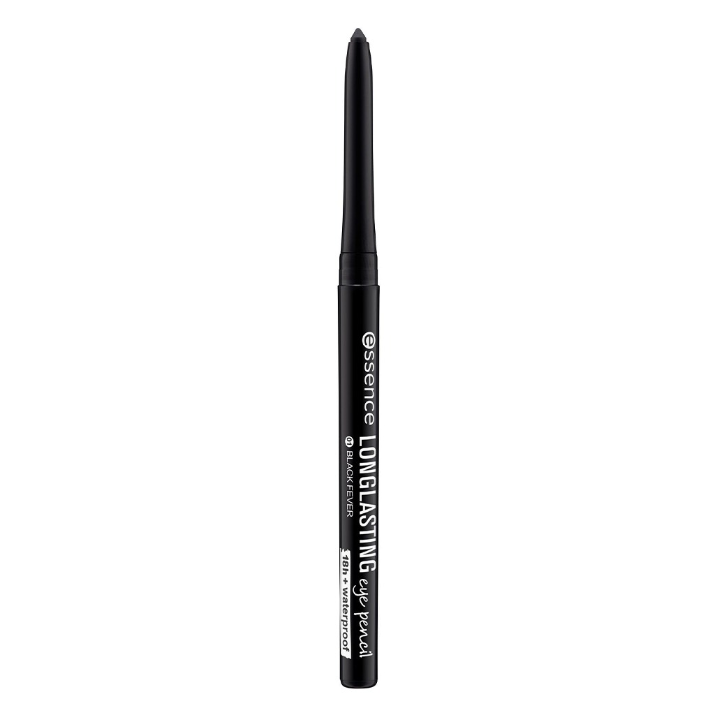Essence, Long-Lasting Eye Pencil 01 Black, Waterproof black eye pencil for intense definition, 0.28g