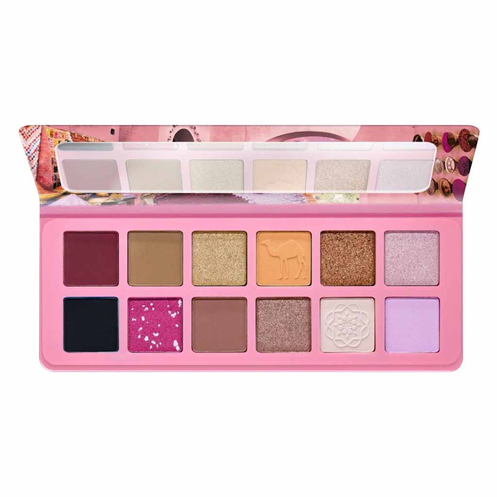 Essence, Welcome to Marrakesh Eyeshadow Palette, Vibrant eyeshadow palette with warm tones