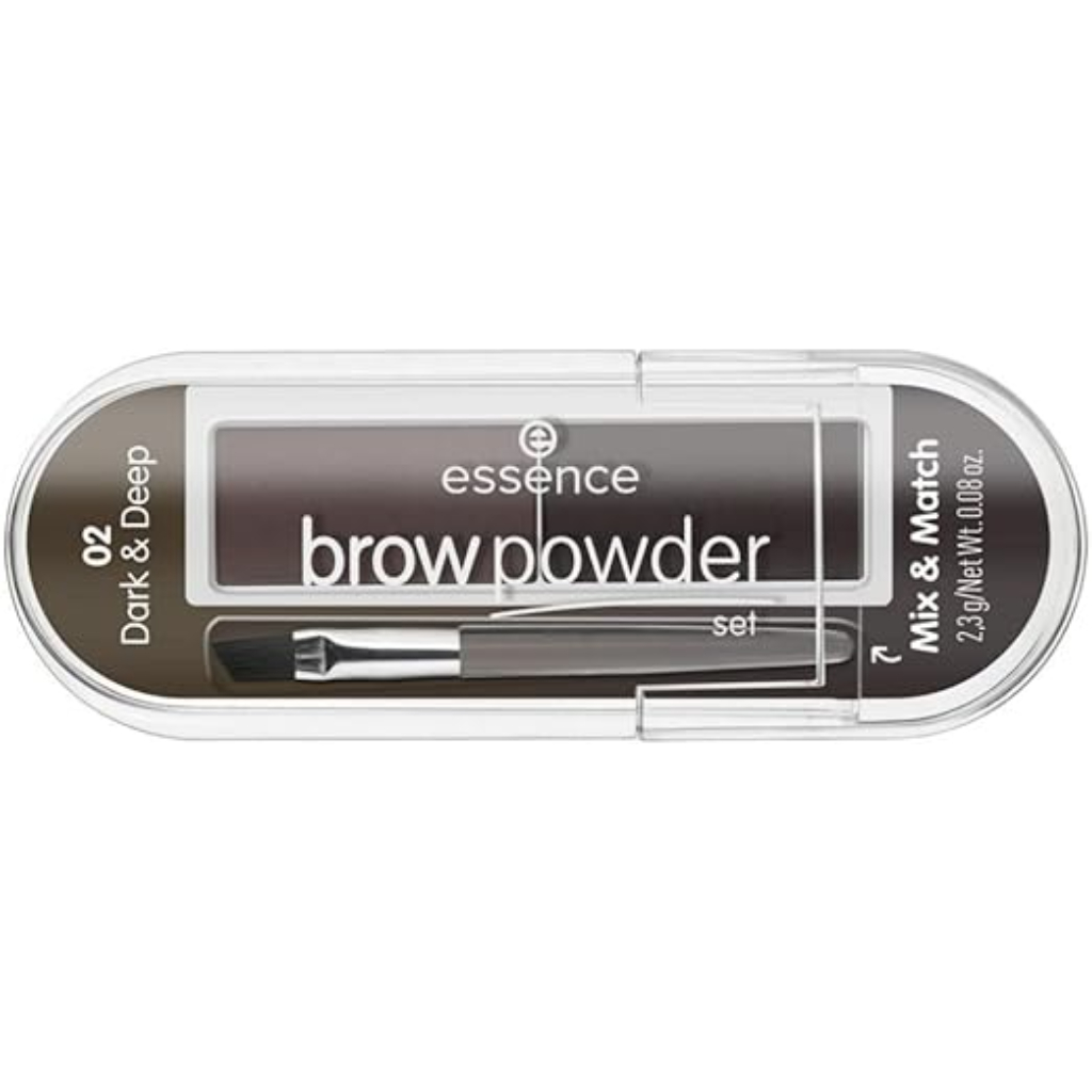 Essence Brow Powder Set,  Dark and Deep 02