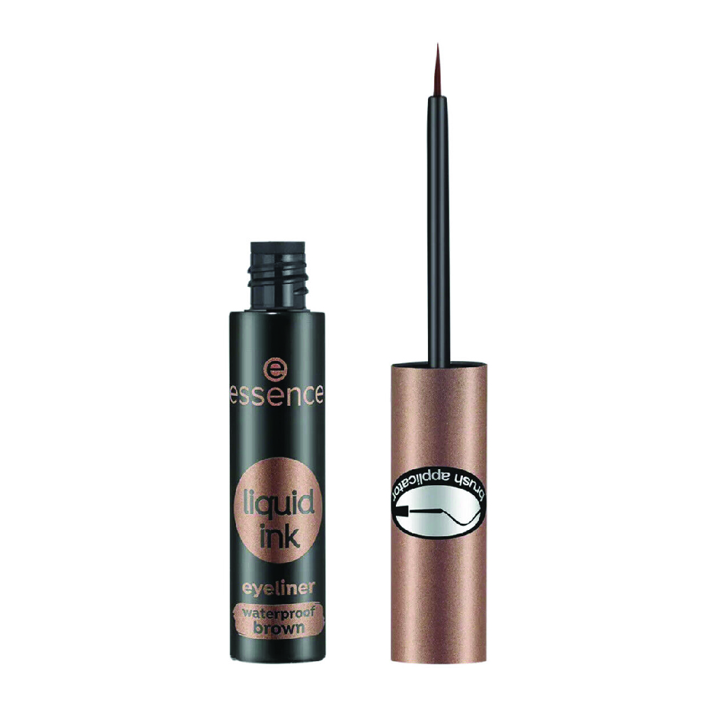 محدد عيون سائل مقاوم للماء من ESSENCE LIQUID INK 02 بني