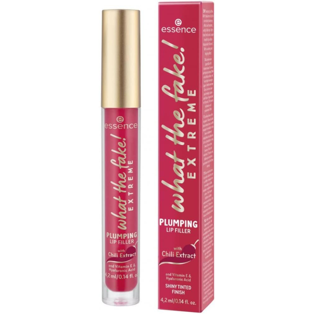 Essence, What The Fake Extreme Red Plumping Lip Filler, Volumizing lip plumper with intense red color