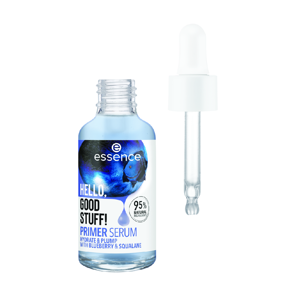 Essence, Hello, Good Stuff! Primer Serum Hydrate & Plump, Hydrating and plumping facial primer serum