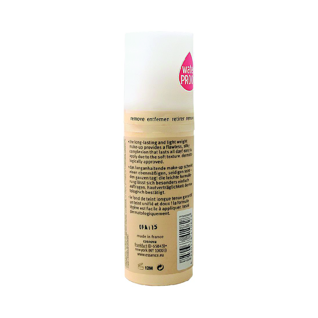 Essence, Stay All Day 16H Long-Lasting Foundation, Full coverage foundation with 16-hour wear, shade 20