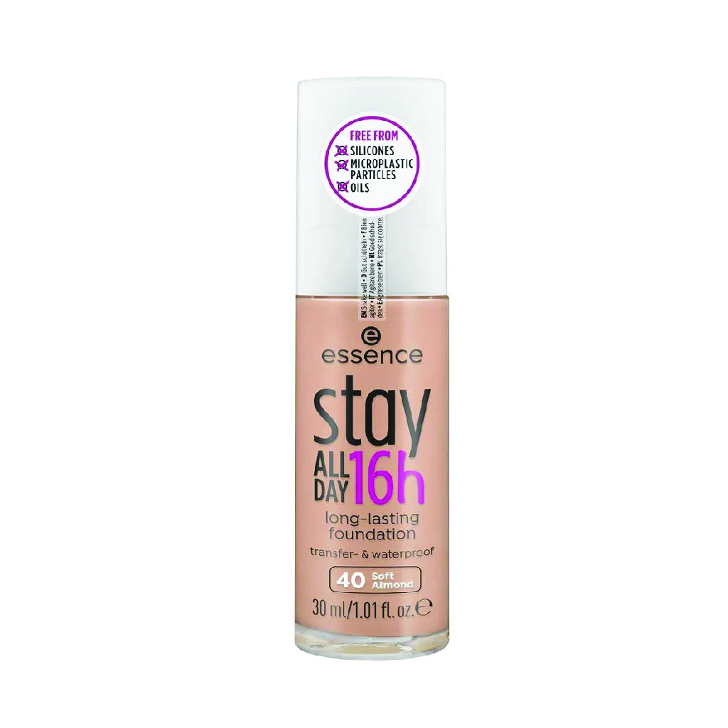 Essence, Stay All Day 16H Long-Lasting Foundation - Shade 40, Full coverage long-lasting foundation
