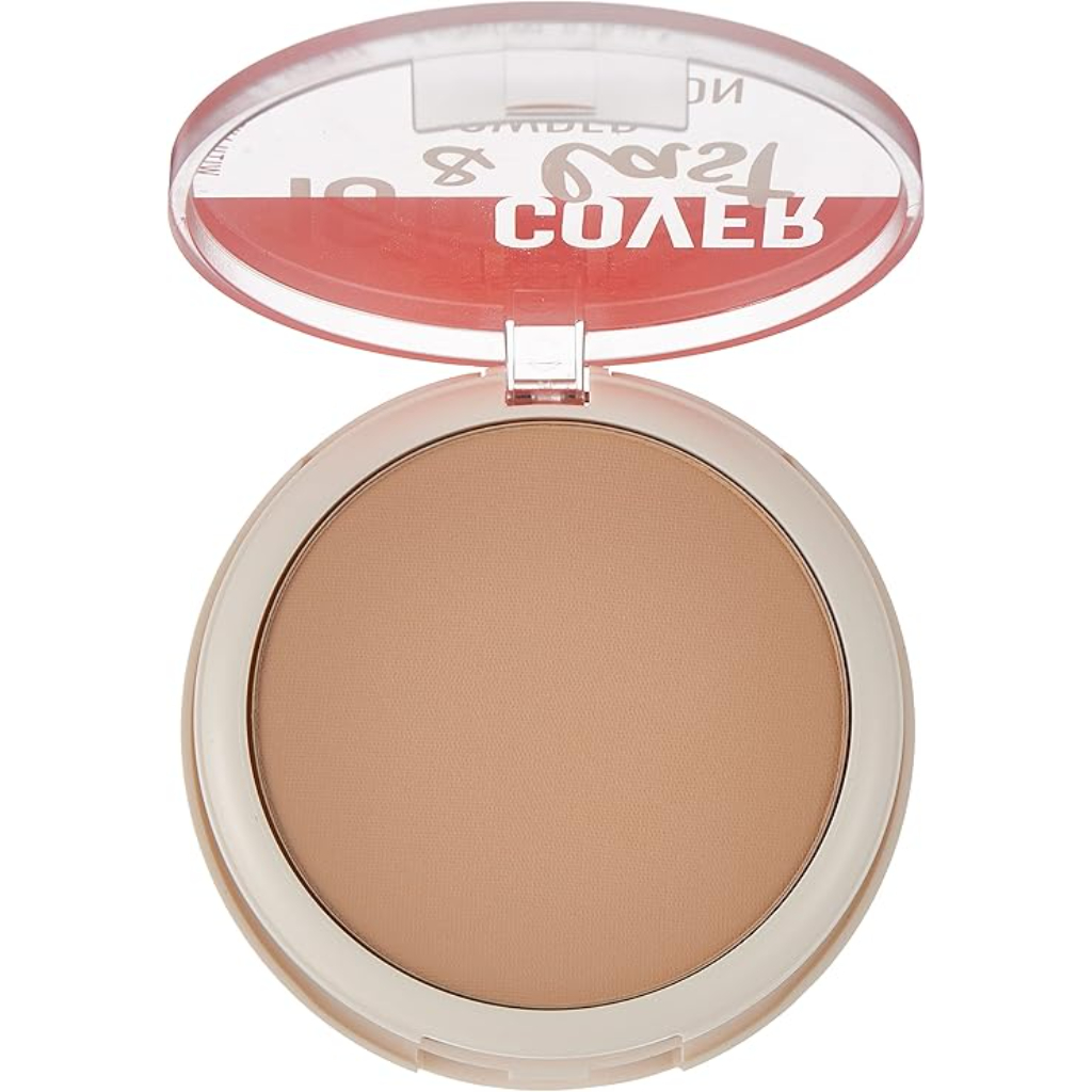 Essence, 16H Cover & Last Powder Foundation 04, Long-lasting powder foundation with full coverage