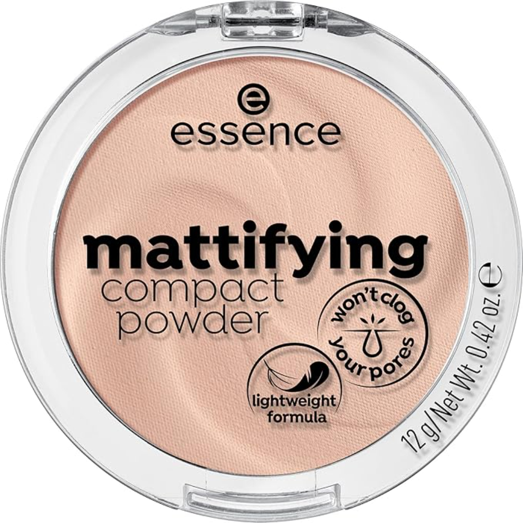 Essence, Mattifying Compact Powder, Smooth pastel beige finish powder, 11