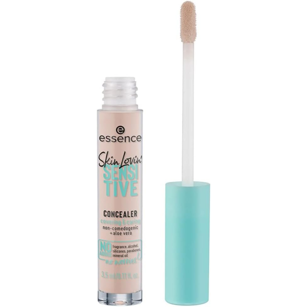 Essence, Skin Lovin' Sensitive Concealer, Lightweight concealer for sensitive skin, shade 10 Light