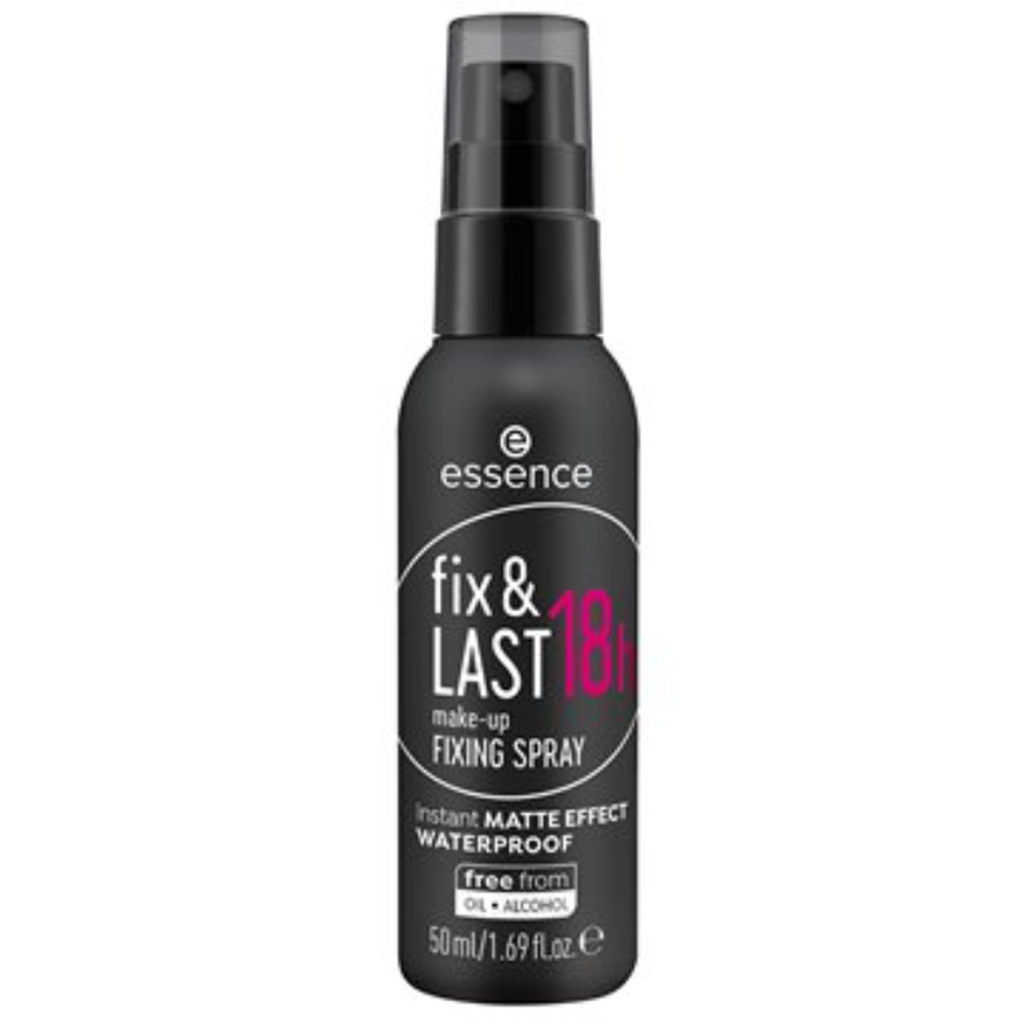 Essence, Fix & last 18H make-up fixing spray, Long-lasting makeup setting spray, 50ml