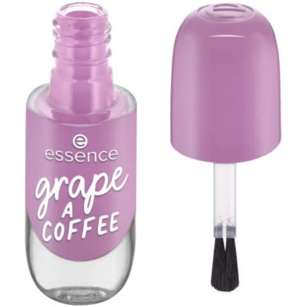 Essence, Gel nail colour 44 Grape A Coffee, Long-lasting gel polish with rich color