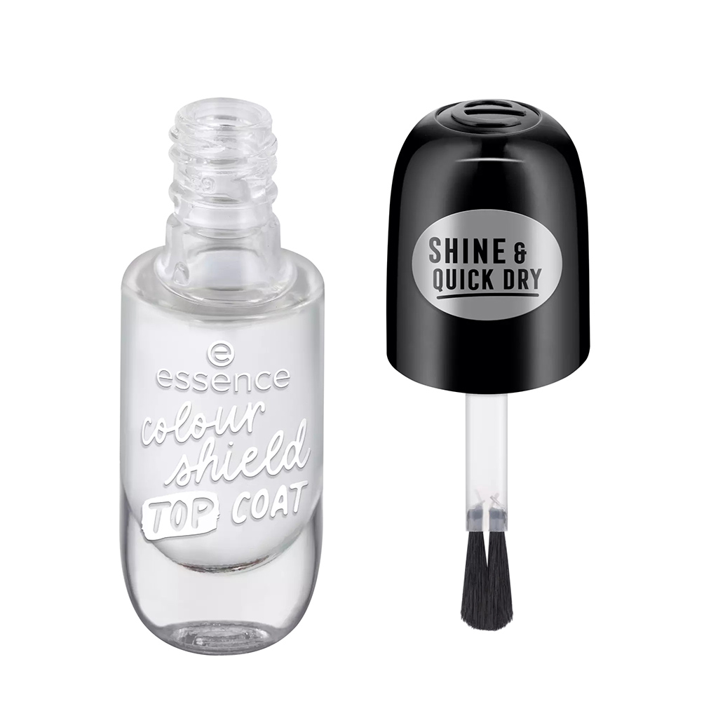 Essence, Colour Shield Top Coat Nail Polish Protector, Protective glossy nail polish top coat, 8ml