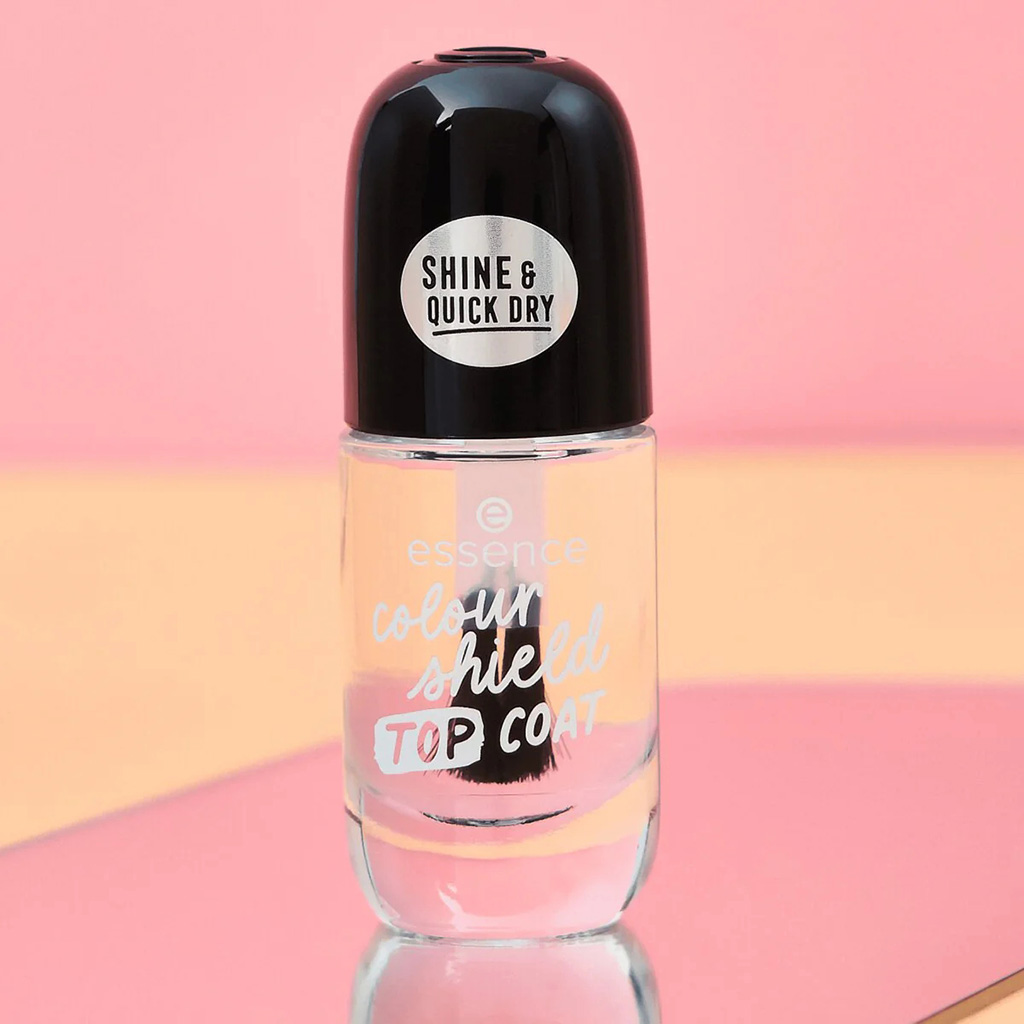 Essence, Colour Shield Top Coat Nail Polish Protector, Protective glossy nail polish top coat, 8ml