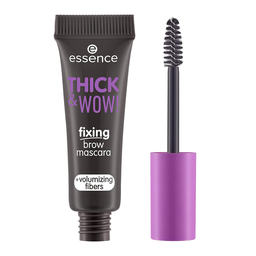 Essence, Thick & Wow! Fixing Brow Mascara - Shade 04, Volumizing brow mascara for fuller brows