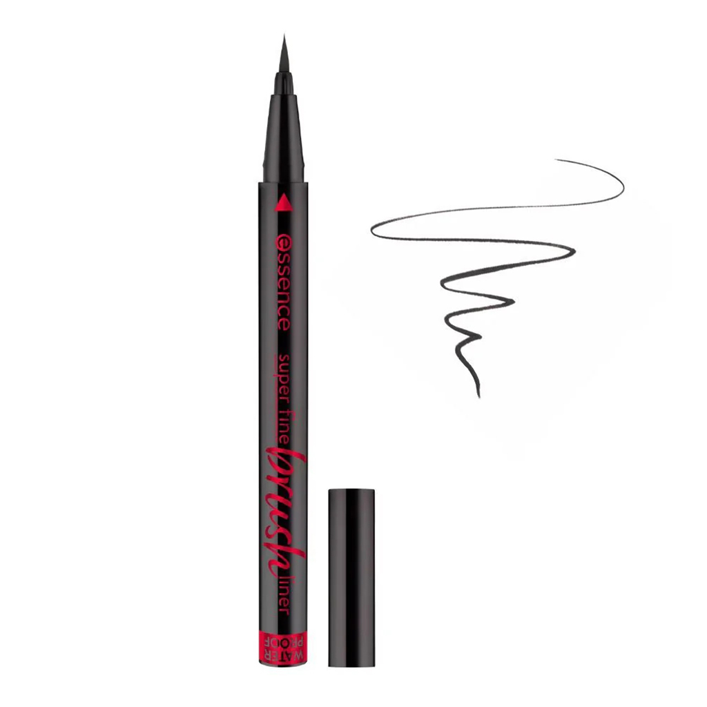 Essence Super Fine Waterproof Brush Liner Pen - Black