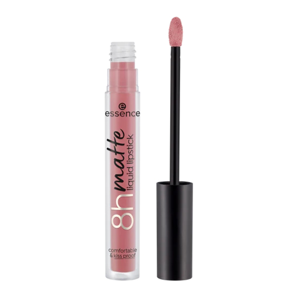 Essence, 8H Matte Liquid Lipstick 04 Rosy Nude, Smooth matte liquid lipstick in rosy nude