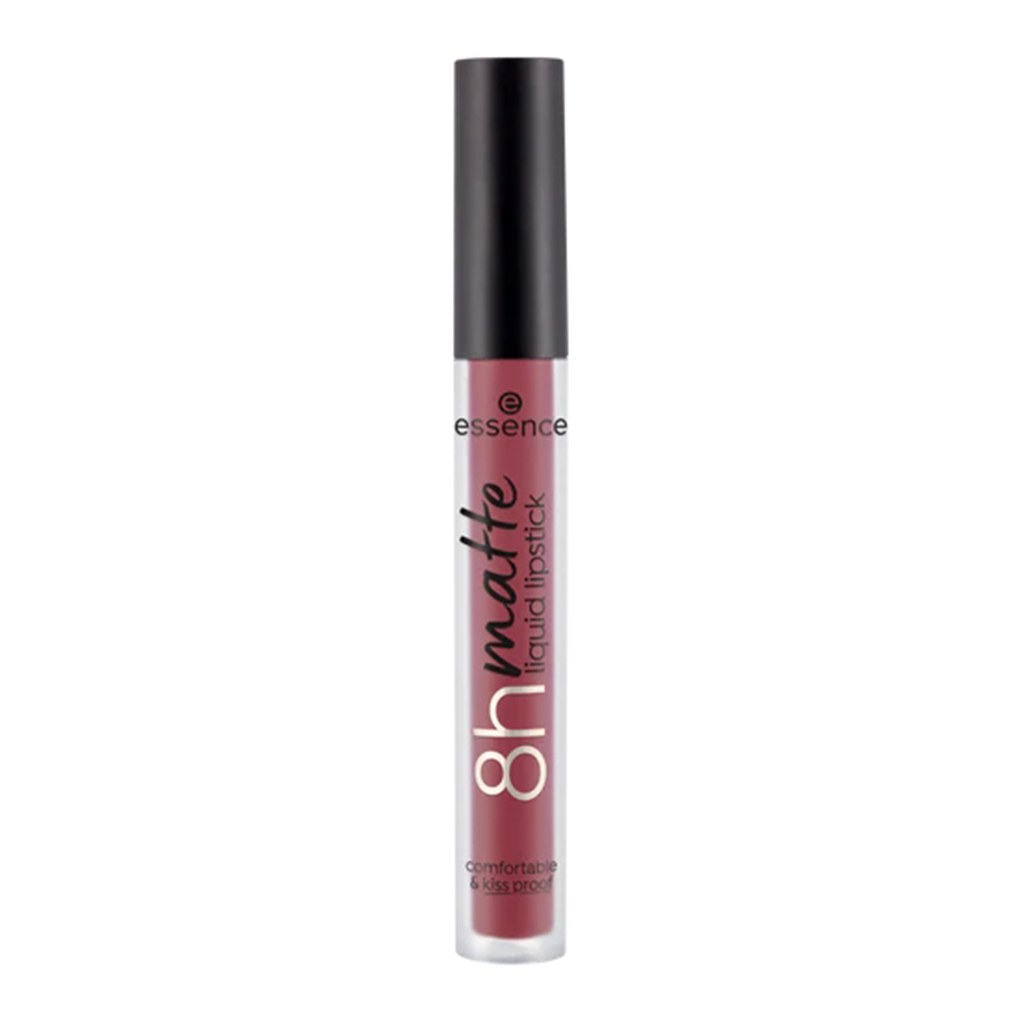 Essence, 8H Matte Liquid Lipstick 08 Dark Berry, Long-lasting matte lipstick in dark berry