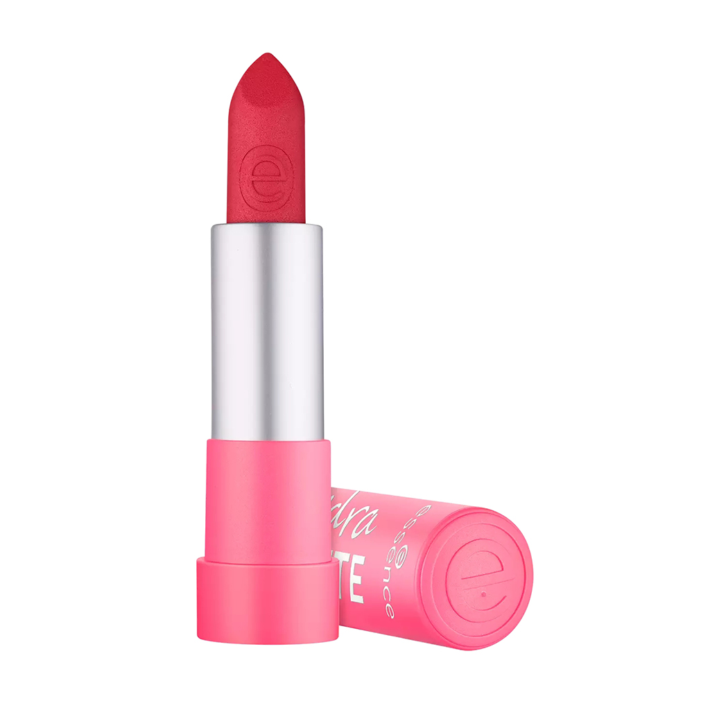Essence, Hydra Matte Lipstick, Long-lasting matte lipstick in vibrant pink, shade 408 Pink Positive