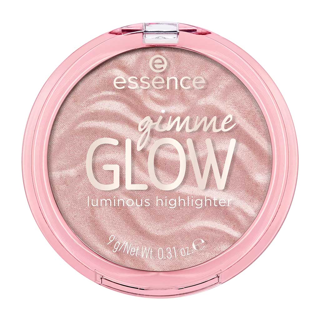 Essence, Gimme Glow Luminous Highlighter, Radiant golden glow highlighter for face and body, shade 20 Golden Glow