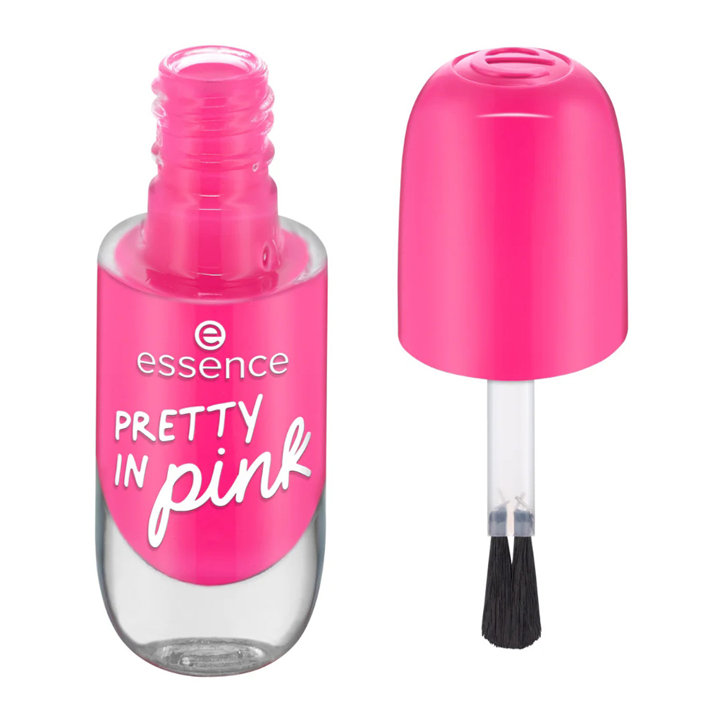 Essence, Gel Nail Colour 57 Pretty in Pink, Vibrant pink gel nail polish, 8 ml